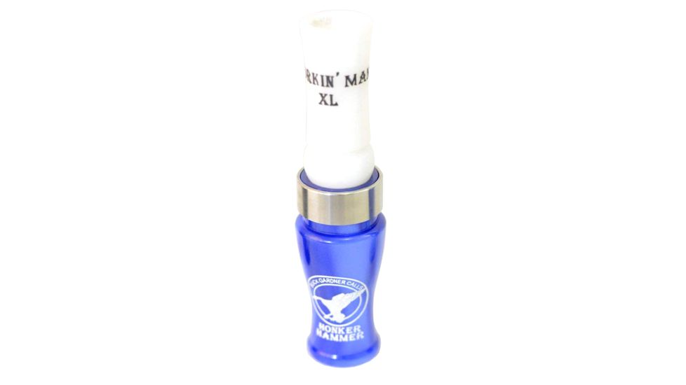 Buck Gardner Honker Hammer XL Goose Call, Acrylic, Blue Pearl/White Pearl, HHXL-BLP/WP