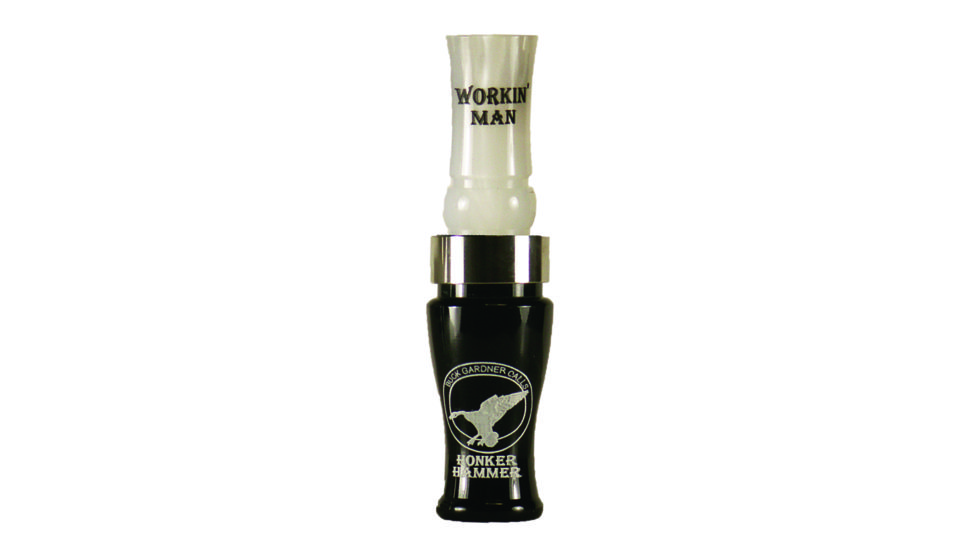 Buck Gardner Honker Hammer XL Goose Call, Acrylic, Black Pearl/White Pearl HHXL-BP/WP