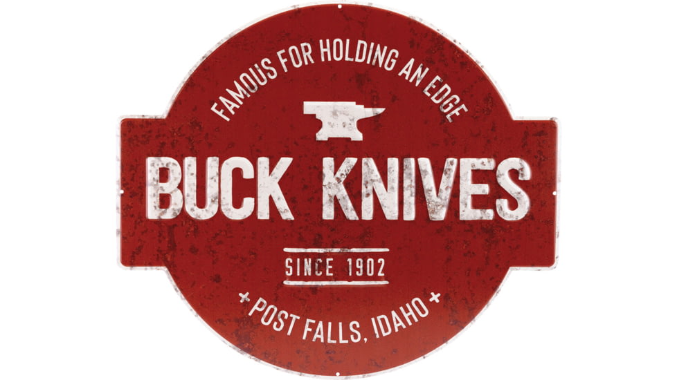 Buck Knives Famous For Edge Tin Sign, BU95309