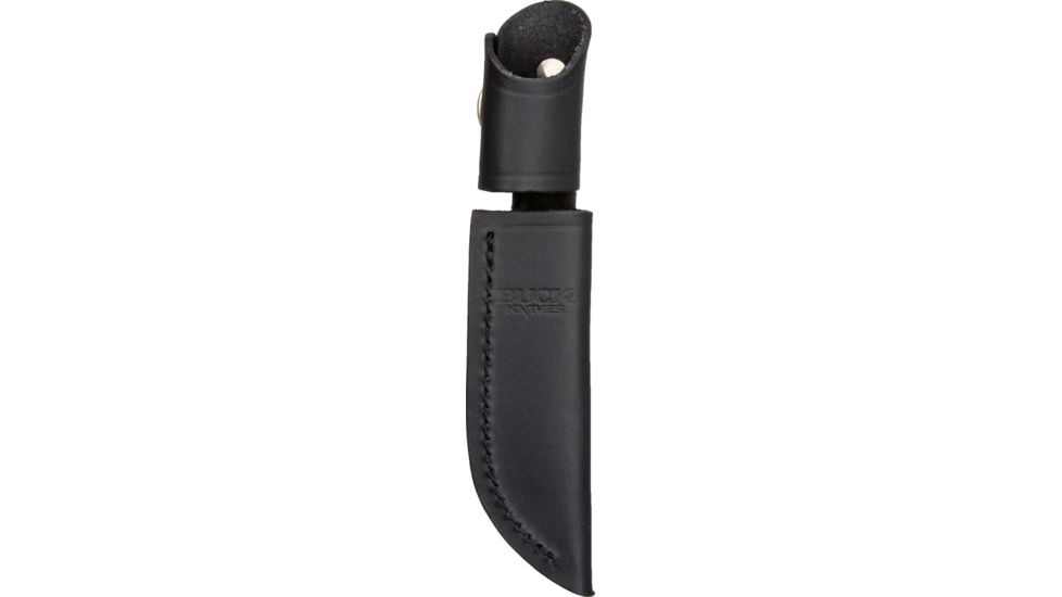 Buck Knives Leather Belt Sheath Black, Fits BU102 Woodsma BU102S
