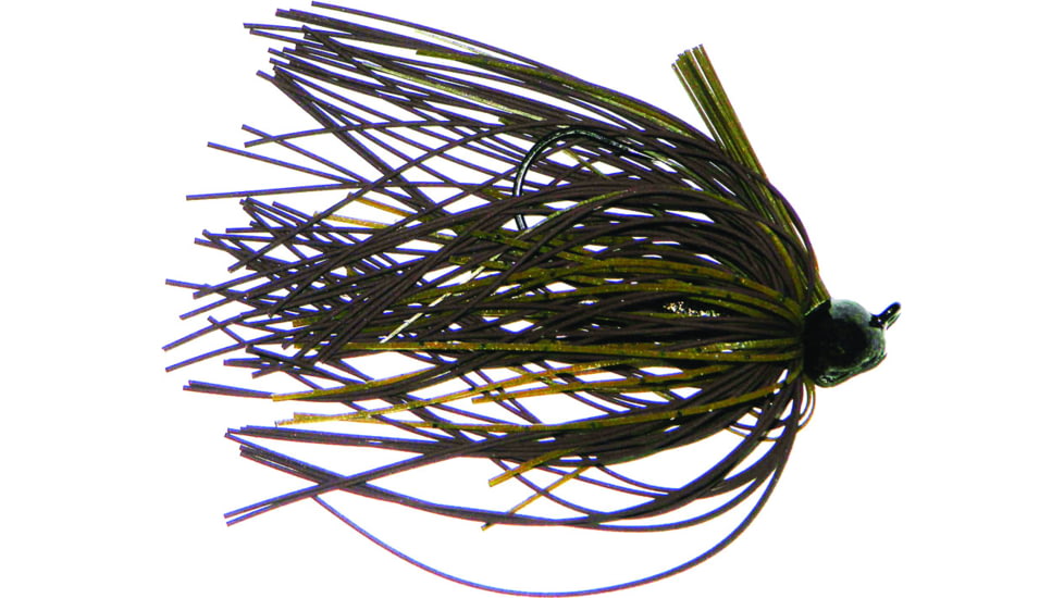 Buckeye Lures Football Mop Jig, 1/2 Oz, Green Pumpkin, BEL-FBMJGP12