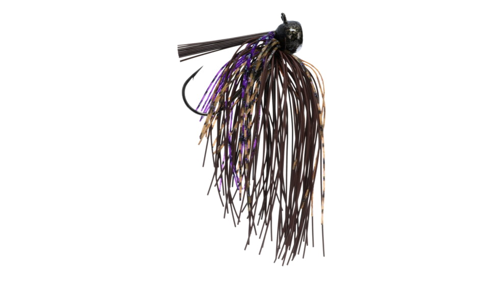 Buckeye Lures Football Mop Jig, 3/4 Oz, Pb&amp;J, BEL-FBMJPBJ34