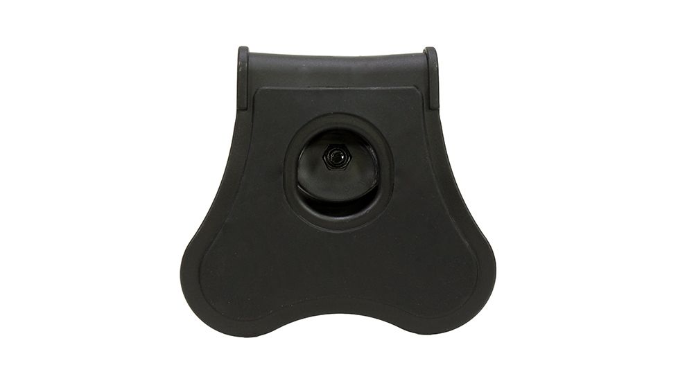 Bulldog Cases &amp; Vaults Rapid Release Polymer Holster W/Paddle, Right Hand, Black, RR-LCP