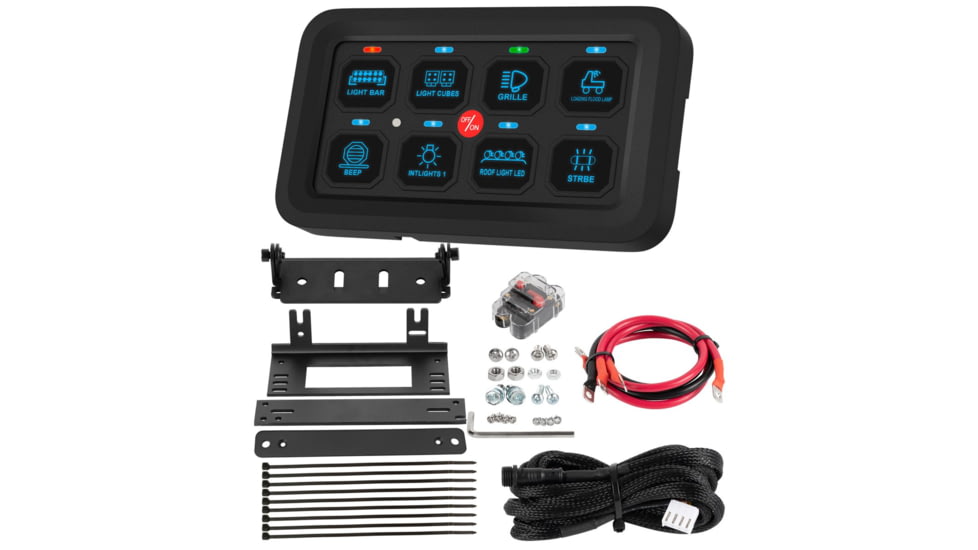 Bulldog Winch 8 Gang Switch Panel System