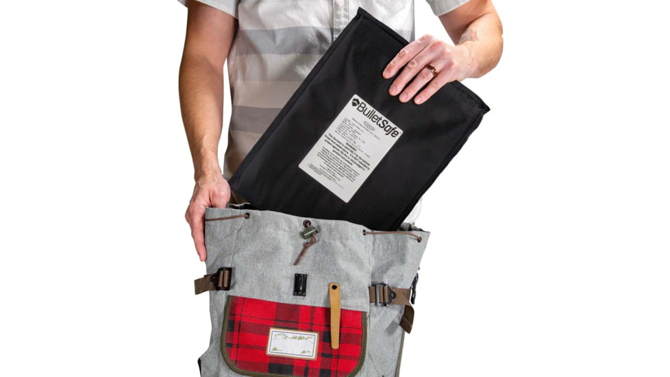 BulletSafe Bulletproof Backpack Panel, Level IIIA, Black, BS56005