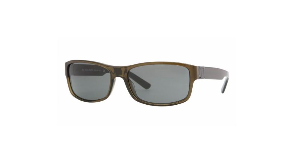 Burberry BE4090 Bifocal Sunglasses - Olive Green Gray Frame / 59 mm Prescription Lenses, 301087-5916