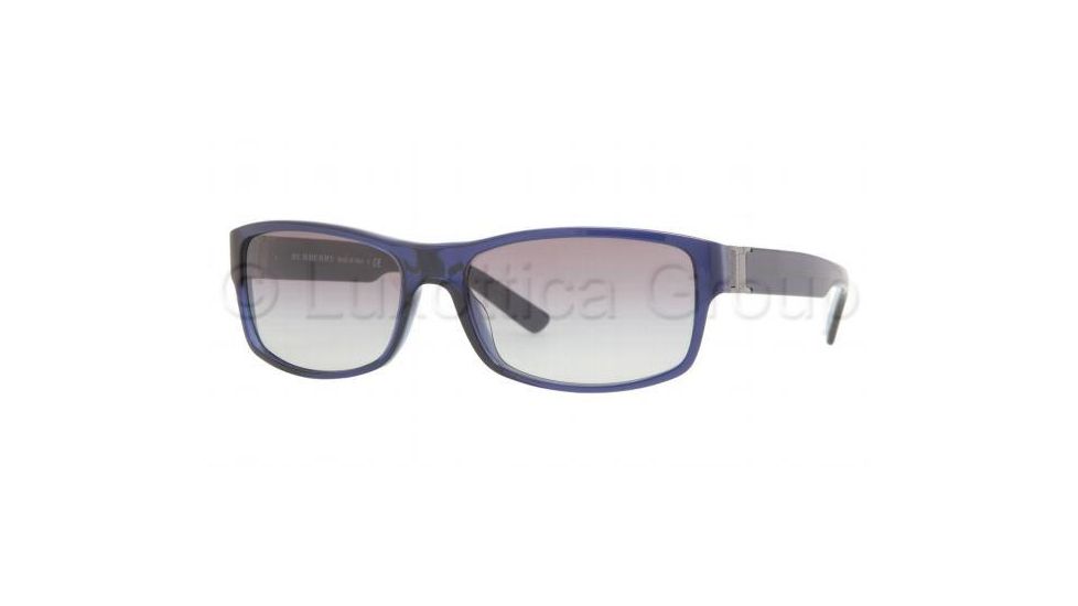 Burberry BE4090 Bifocal Sunglasses - Transparent Dark Blue Gray Gradient Frame / 59 mm Prescription Lenses, 309211-5916