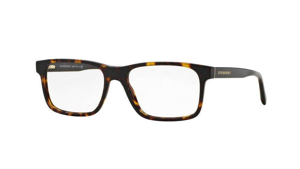 Burberry BE2198 Eyeglass Frames 3002-53 - Dark Havana Frame