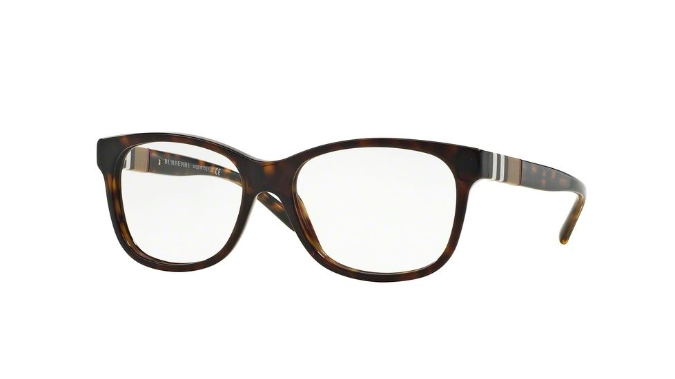 Burberry BE2204F Eyeglass Frames 3002-54 - Dark Havana Frame