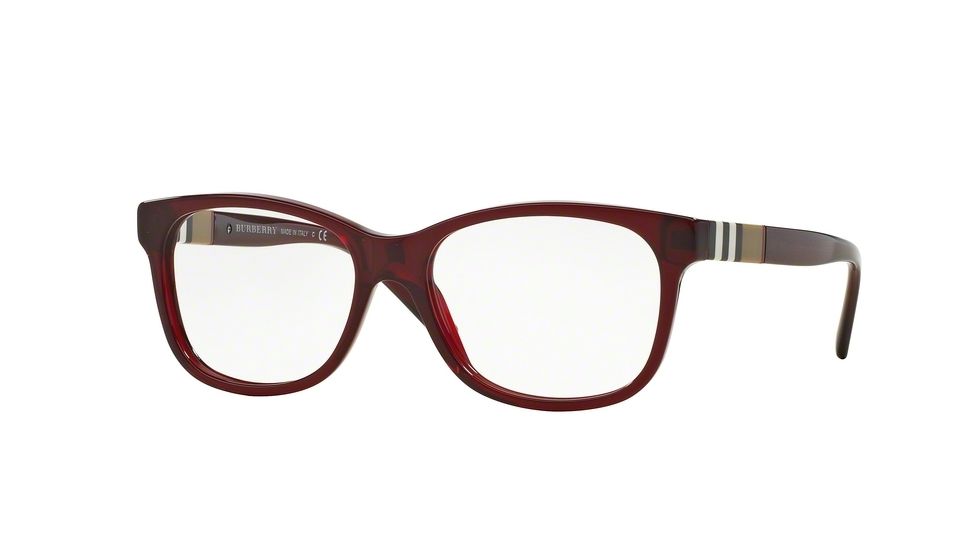 Burberry BE2204F Eyeglass Frames 3543-54 - Bordeaux Frame