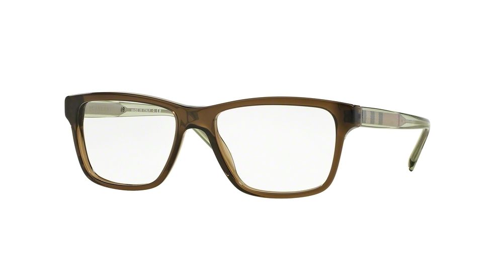 Burberry BE2214 Eyeglass Frames 3010-53 - Olive Green Frame