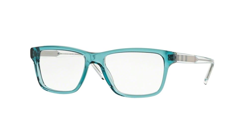 Burberry BE2214 Eyeglass Frames 3542-53 - Turquoise Frame