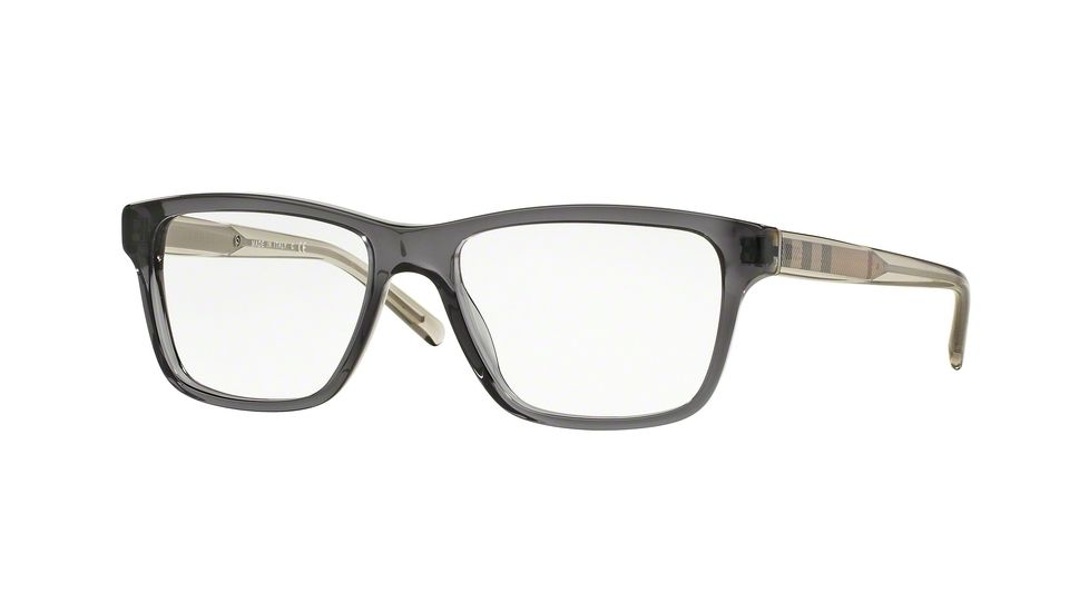 Burberry BE2214 Eyeglass Frames 3544-53 - Dark Grey Frame
