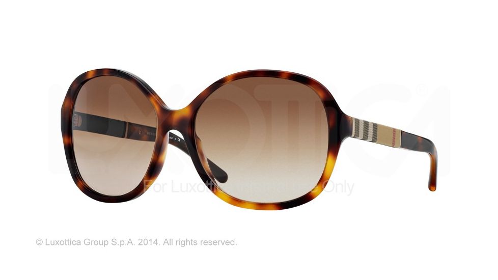 Burberry BE4178 Bifocal Prescription Sunglasses BE4178-331613-58 - Lens Diameter 58 mm, Frame Color Light Havana