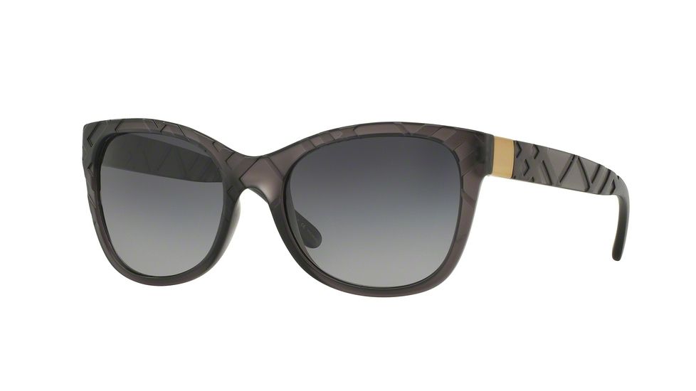 Burberry BE4219 Progressive Prescription Sunglasses BE4219-3581T3-56 - Lens Diameter 56 mm, Frame Color Matte Grey
