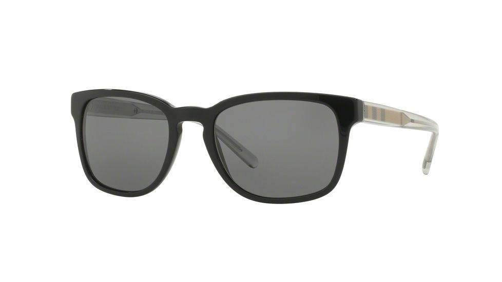 Burberry BE4222 Bifocal Prescription Sunglasses BE4222-300181-55 - Lens Diameter 55 mm, Frame Color Black