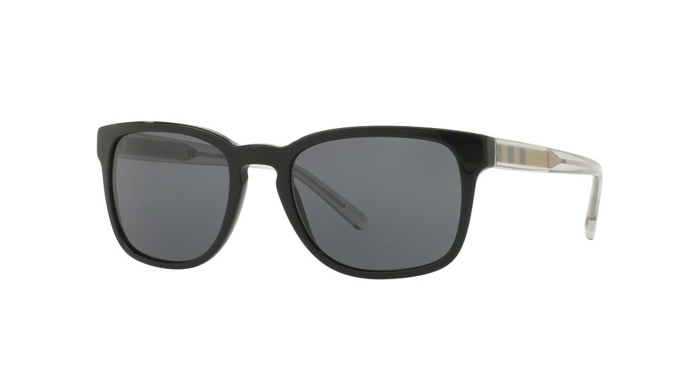Burberry BE4222 Bifocal Prescription Sunglasses BE4222-300187-55 - Lens Diameter 55 mm, Frame Color Black