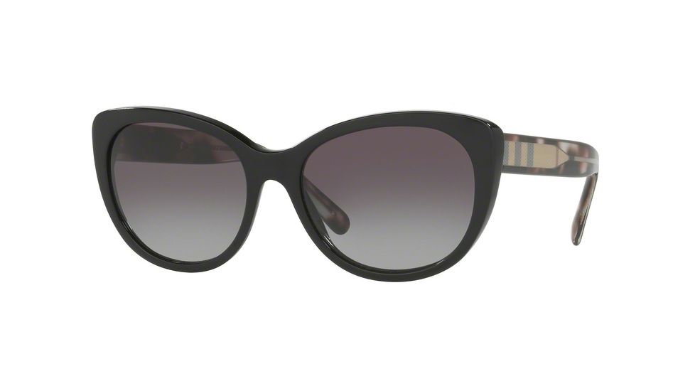 Burberry BE4224 Bifocal Prescription Sunglasses BE4224-30018G-56 - Lens Diameter 56 mm, Frame Color Black