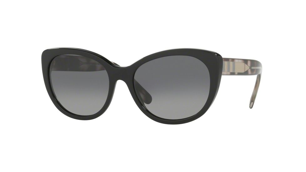 Burberry BE4224 Bifocal Prescription Sunglasses BE4224-3001T3-56 - Lens Diameter 56 mm, Frame Color Black