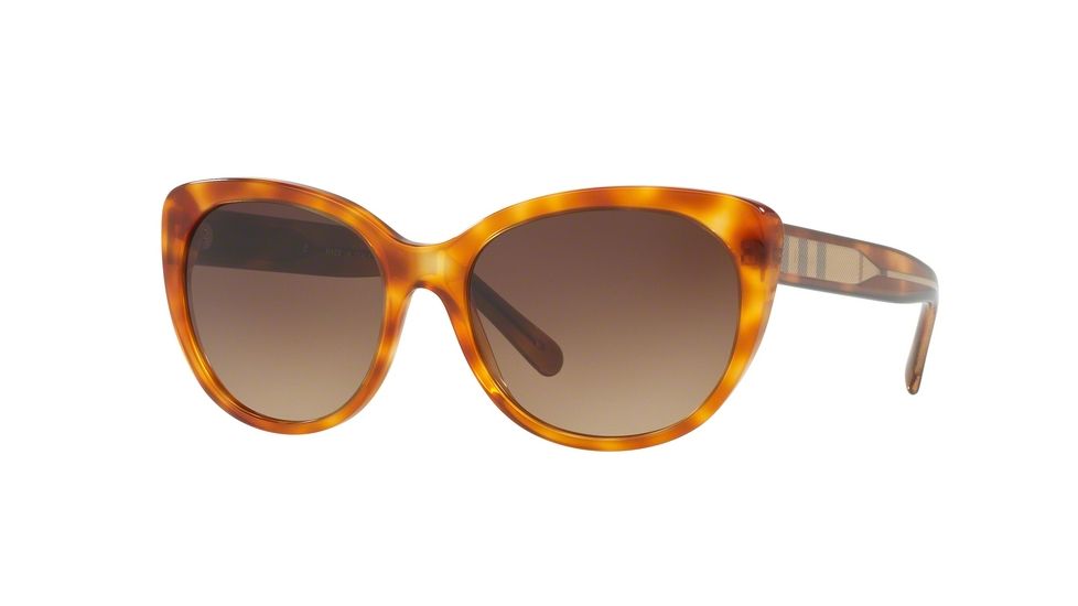 Burberry BE4224 Bifocal Prescription Sunglasses BE4224-305413-56 - Lens Diameter 56 mm, Frame Color Light Havana