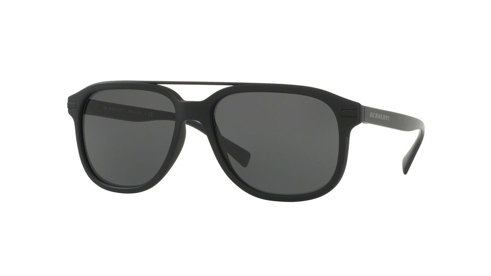 Burberry BE4233 Progressive Prescription Sunglasses BE4233-346487-57 - Lens Diameter 57 mm, Frame Color Matte Black