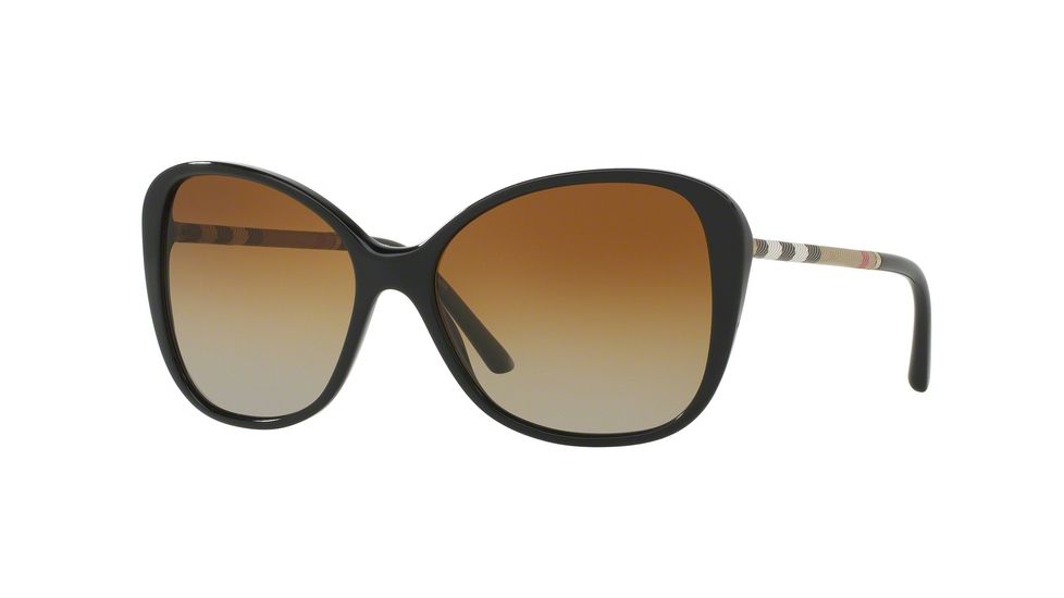 Burberry BE4235Q Progressive Prescription Sunglasses BE4235Q-3001T5-57 - Lens Diameter 57 mm, Frame Color Black