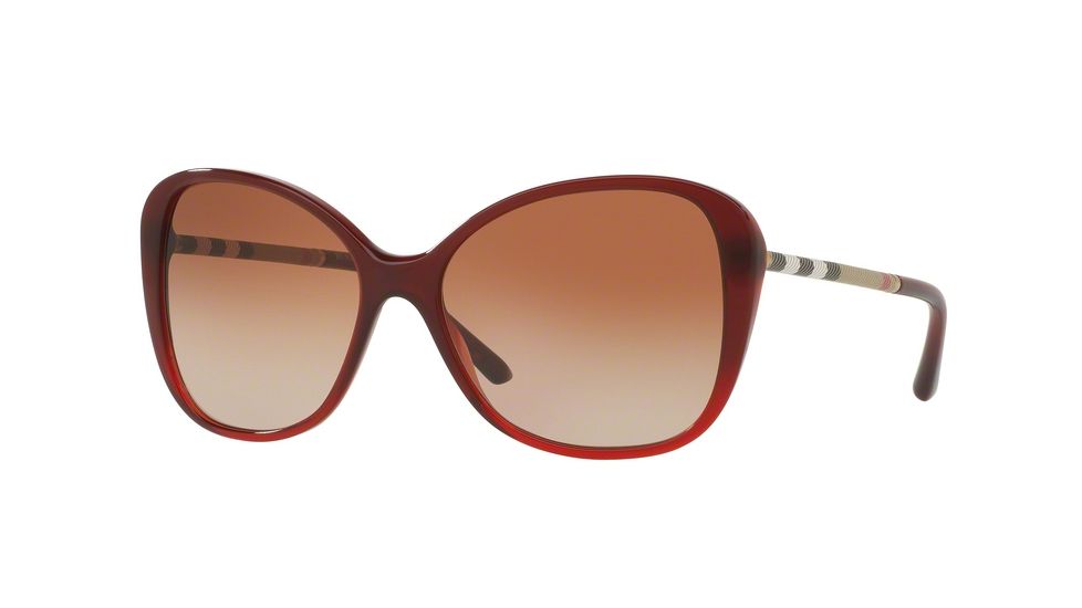 Burberry BE4235Q Progressive Prescription Sunglasses BE4235Q-362513-57 - Lens Diameter 57 mm, Frame Color Bordeaux Gradient