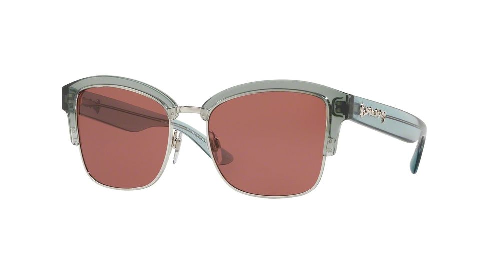 Burberry BE4265 Progressive Prescription Sunglasses BE4265-372575-54 - Lens Diameter 54 mm, Frame Color Blue/Silver