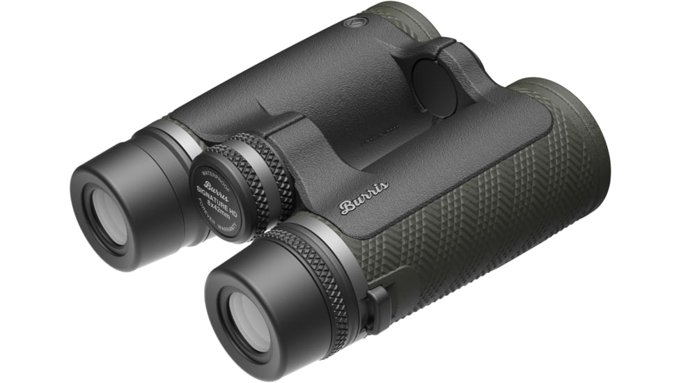 Burris Signature HD 8x42mm Roof Prism Binoculars, Rubber, Binoculars, Gray/Green, 300298