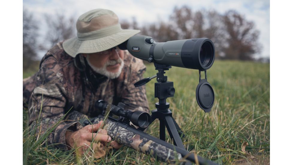 Bushnell Trophy Xtreme 20-60x65mm Porro Prism Spotting Scopes, w/Hard Case, FMC, BOX 6L, Green, 886520