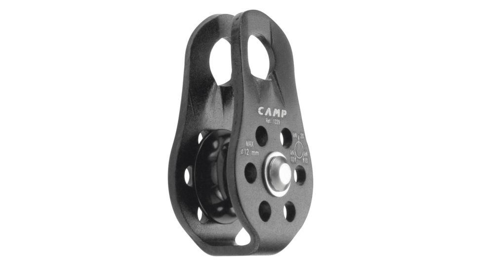 C.A.M.P. Brass Bushing Fixed Pulley-Black-Small
