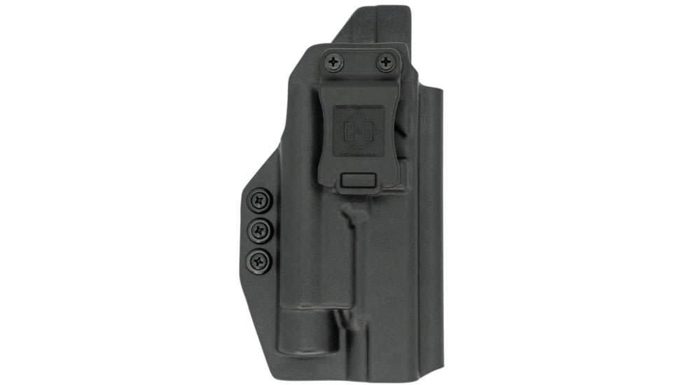 C&amp;G Holsters IWB Tactical Glock 34/17/19 TLR-1/HL, Inside-the-Waistband IWB, Right, Black, 125-100