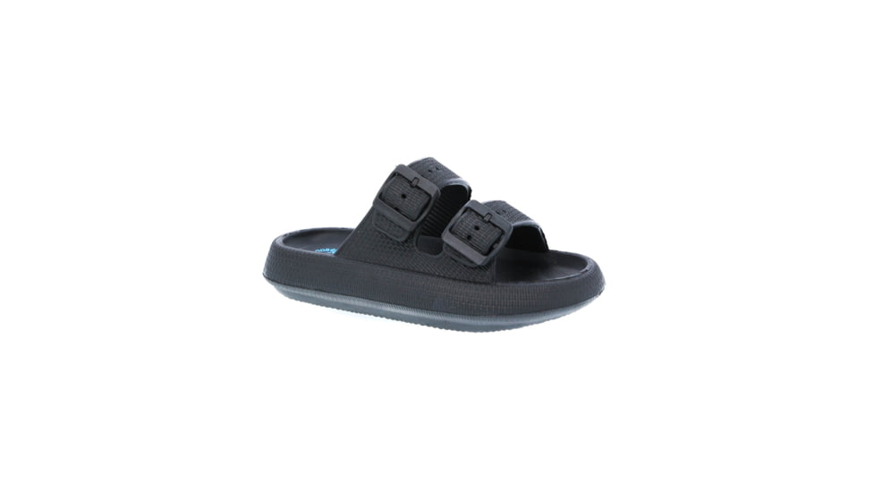 Aquapac Womens Dual Buckle Slide - Black B4A47389, 7, Black/Blue, DBUCKSLD23W-BLKBLKBREEZ-7