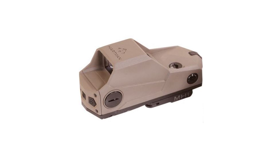 Command Arms Accessories Hartman Red Dot Sight, B Type Reticle, 2 Locking Levers, Tan, MH1-DBT
