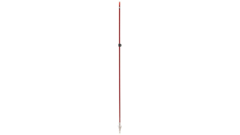 Cajun Bowfishing Wasp arrow with 4 barb stinger, Red/Black, ABF121SP
