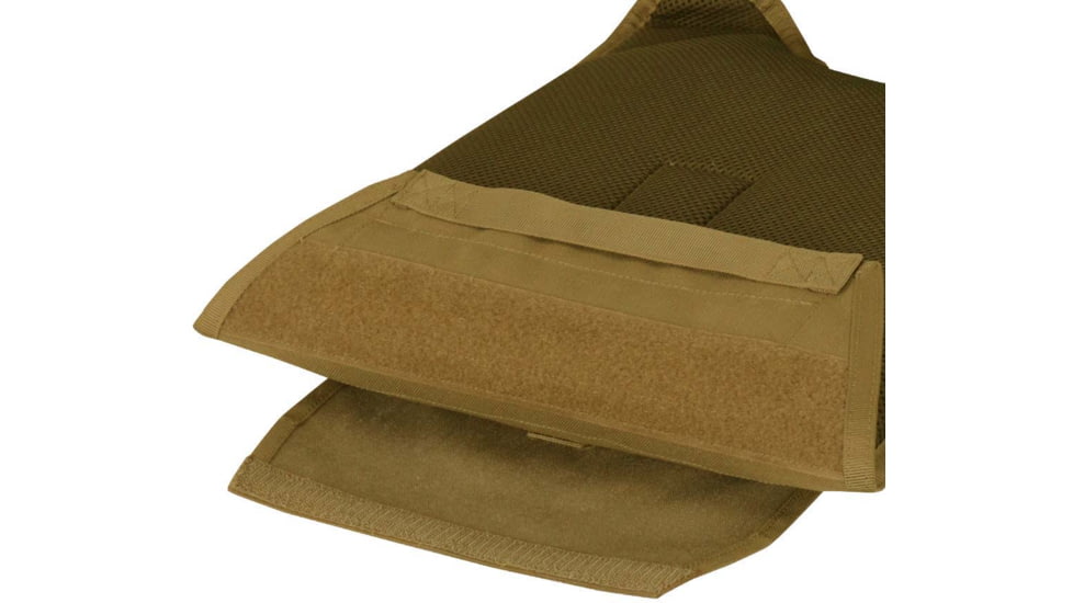 Caliber Armor AR550 11 x 14 Level III+ Body Armor w/ PolyShield Spall Coat and Condor MOPC Package, Coyote Brown, Large/2XL, 19-AR550-MOPC-1114-SPC-CB