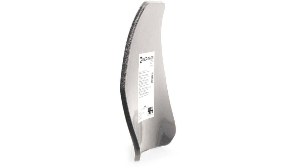 Caliber Armor AR550 III+ Multi-Curve Steel Body Armor w/ PolyShield Spall Coat, Caliber Gray, 8 X 10, 19-AR550-0810-SPC