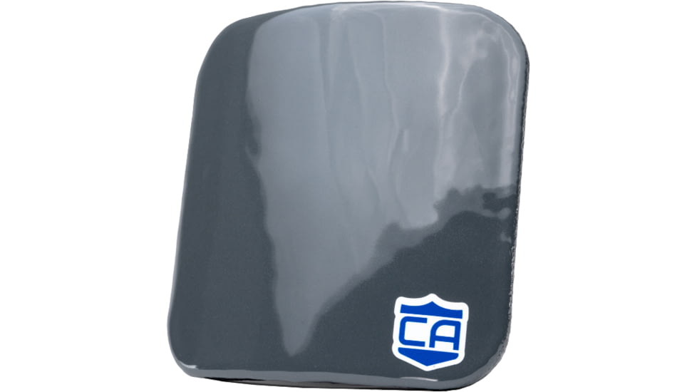 Caliber Armor AV2 RF2 Side PolyShield Spall Armor Plate, 6x6 inch, Single Side Plate, Multi-Curved, 19-AV2-66-SPC