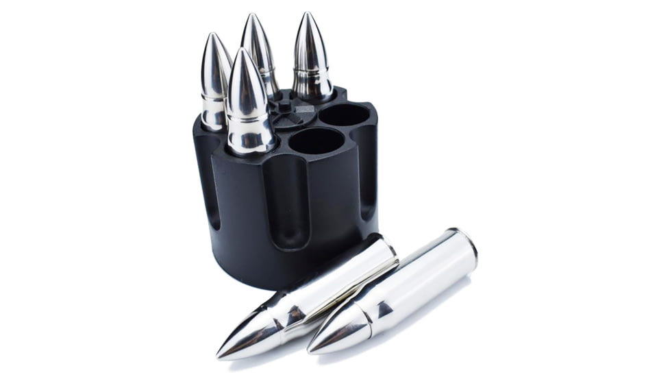 Campco Stainless Steel Bullet Chillers, 6 Pack, Silver, CBG1046B