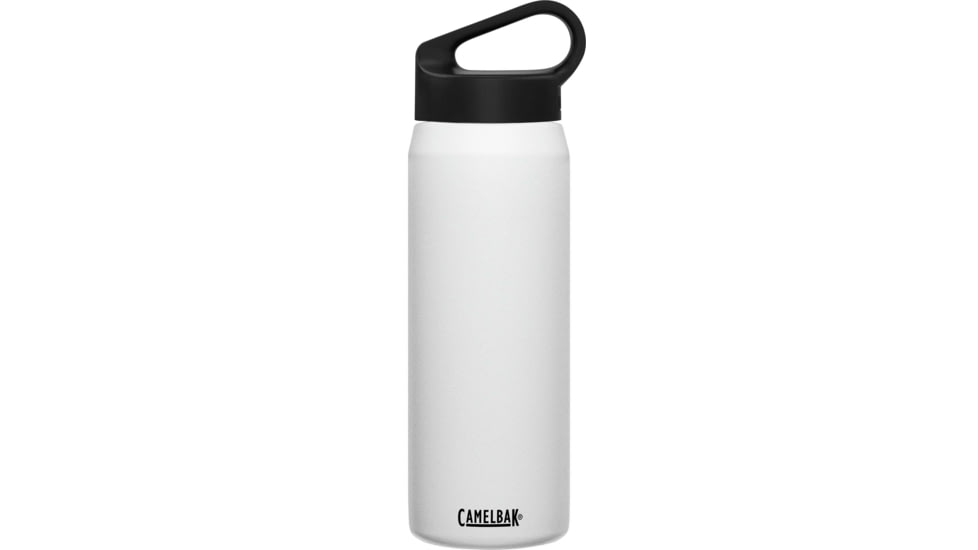 CamelBak Carry Cap Insulated Stainless Steel Water Bottle, White, 25oz, 2810101075