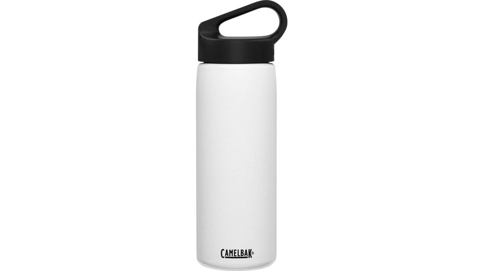 CamelBak Carry Cap Bottle, Insulated Stainless Steel, 20 oz, White, 20oz, 2367101060