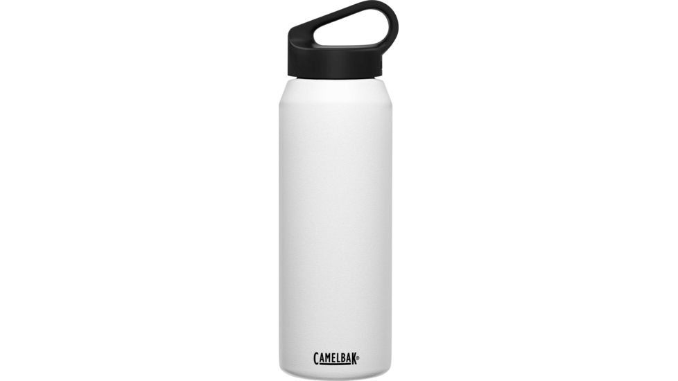 CamelBak Carry Cap Bottle, Insulated Stainless Steel, 32 oz, White, 32oz, 2368101001