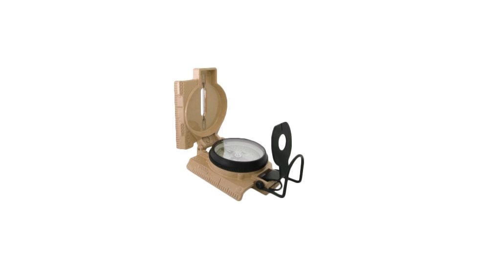 Cammenga 27 Lensatic Phosphorescent Compass, Coyote Brown, 27CB