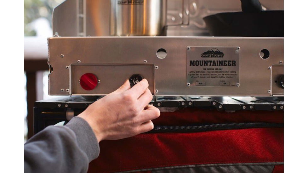 Camp Chef Mountaineer Aluminum Cooking System, Silver, MS40AX