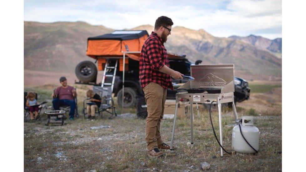 Camp Chef Mountaineer Aluminum Cooking System, Silver, MS40AX