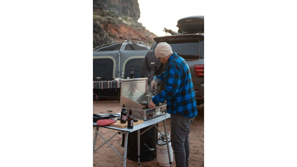 Camp Chef Mountaineer Aluminum Cooking System, Silver, MS40AX