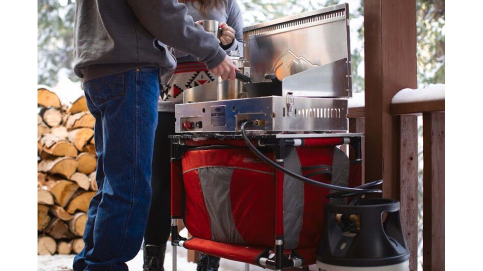 Camp Chef Mountaineer Aluminum Cooking System, Silver, MS40AX