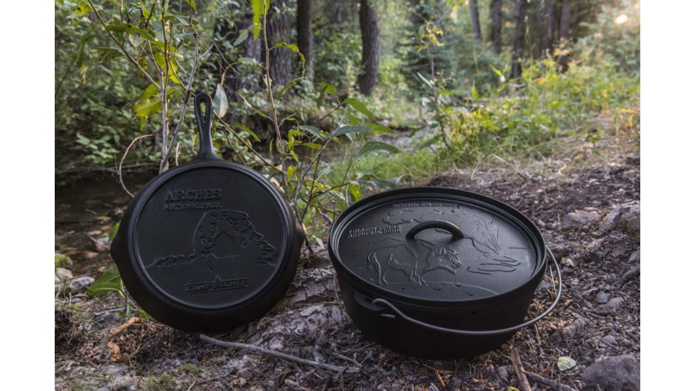 Camp Chef National Parks Cast Iron Set, Black, CBOX100