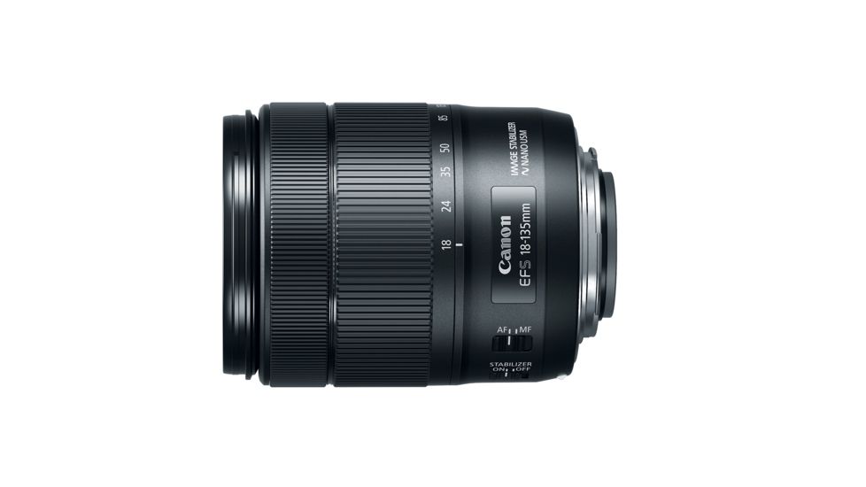 Canon EOS 7D Mark II Camera, w/EF-S 18-135mm IS USM Standard Zoom Lens Wi-Fi Adapter Kit, Black 9128B135