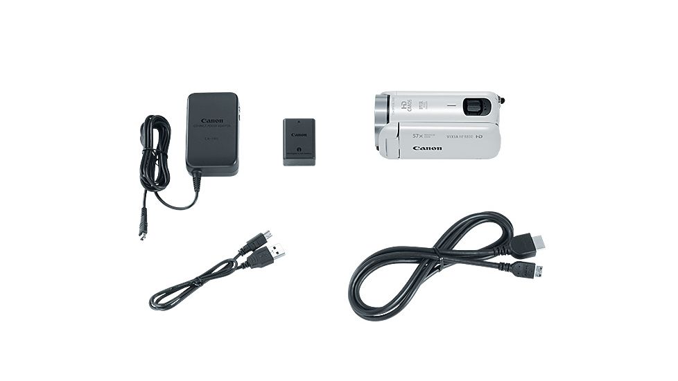 Canon Vixia Hf R800 A Kit Camcorder, White 1960C003
